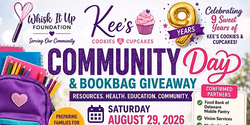 Kee\u2019s Annual Community Day & Bookbag Giveaway