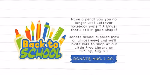 Back-to-School Supply Giveaway