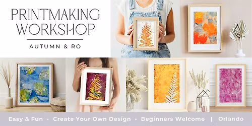 Printmaking with Gel Plates Workshop