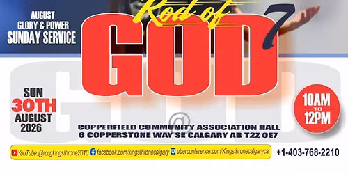 August Glory & Power Service-The Rod of God-7