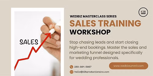 Wedbiz Pro Masterclass: Sales & Marketing Strategies for Wedding Pros