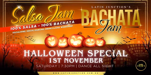 100% Salsa Jam y 100% Bachata Jam | 1 NOV \u2b50