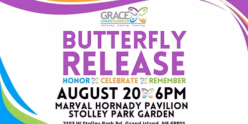 GRACE Cancer Foundation Grand Island Butterfly Release