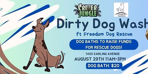 Dirty Dog Wash ft Freedom Dog Rescue