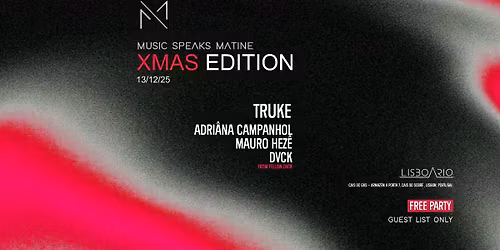 Music Speaks Xmas Edition