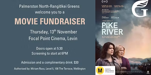 Pike River Movie Fundraiser - Palmerston North