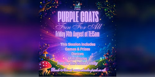 Purple Coats Fun for All @ Charlie Park Atherton