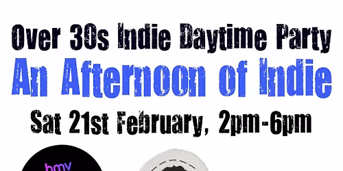An Afternoon of Indie: COVENTRY, 3pm-7pm (over 30s)