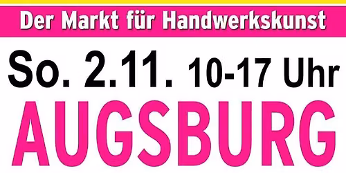 Handwerkermarkt in Augsburg