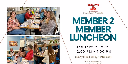 Member 2 Member Networking Luncheon