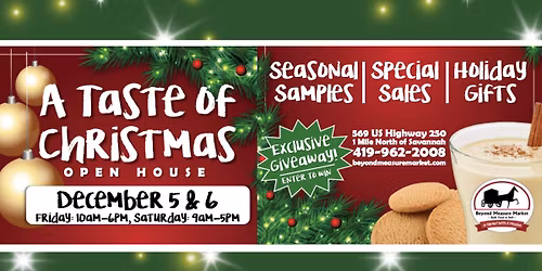 A Taste of Christmas Open House