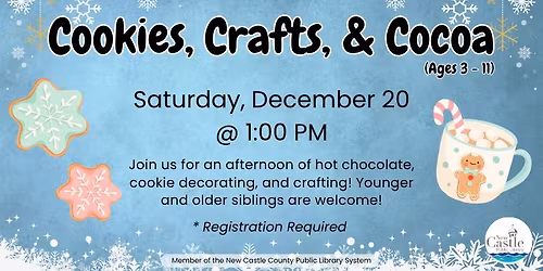 Cookies, Crafts, and Cocoa