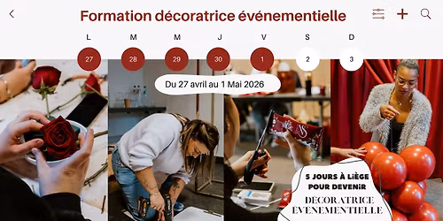 Formation : 5 jours pour devenir d\u00e9corateur \u00e9v\u00e8nementiel 