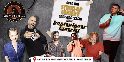 Weekend Monkeys Comedy | LATE SHOW 22:30 UHR | Stand Up im Mad Monkey Room