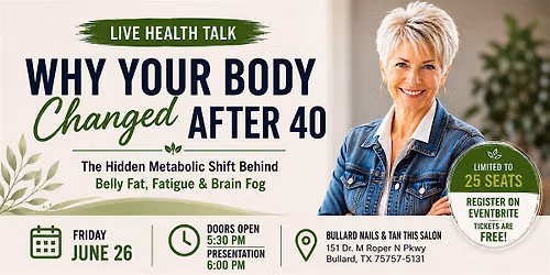 Copy of Why Your Body Changed After 40