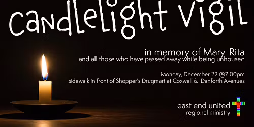Candlelight Vigil in Memory of Mary-Rita