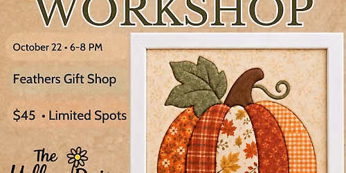 No-Sew Fabric Pumpkin Workshop