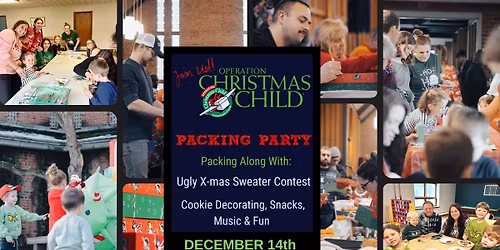 Operation Christmas Child Packing Party