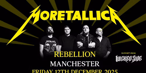 Moretallica Live at Rebellion, Manchester