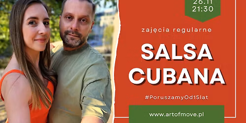 Salsa cubana w parach dla pocz\u0105tkuj\u0105cych \/\/ 26.11 Art of Move