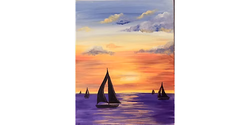 Jersey Shore Sunset - Paint and Sip in Boston | Classpop!\u2122