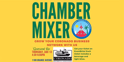 Coronado Chamber of Commerce's August Networking Mixer
