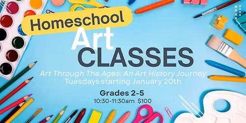 Winter 2026 Homeschool Art - Grades 2 to 5