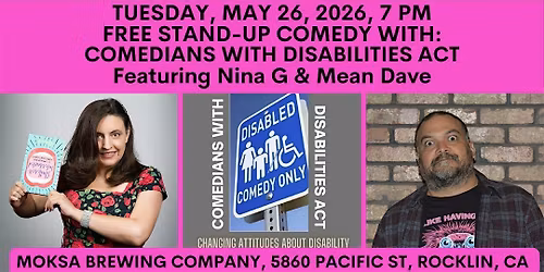 MoksaHaHa Presents: Comedians With Disabilities Act, Live at Moksa Brewing