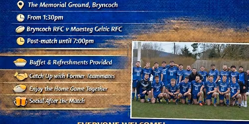 Bryncoch RFC Captains & Players Reunion 2026