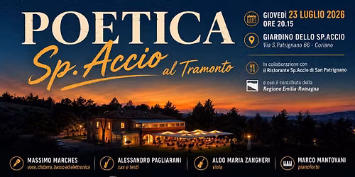 POETICA - Sp.Accio al Tramonto
