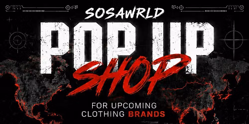 SOSAWRLD POP UP SHOP