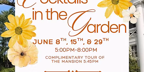 June Cocktails in the Garden