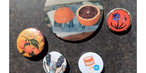 Second Friday Arts for Adults: Button Pins