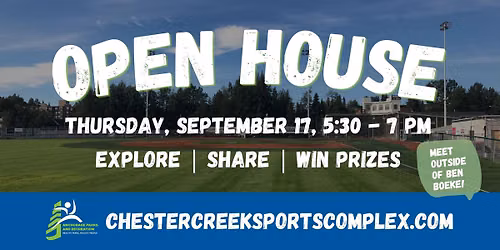 Chester Creek Sports Complex - Public Open House