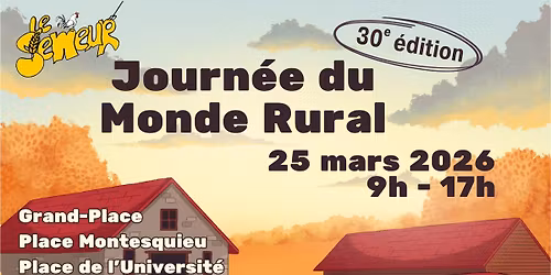 JDMR - 30e Journ\u00e9e du Monde Rural