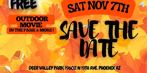 \ud83c\udd93FREE Peoria Outdoor Movie, Food Trucks & More! Sat Nov 7th