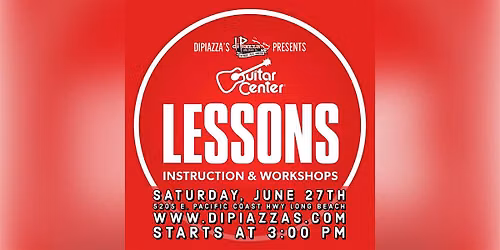 Guitar Center Lessons Day at DiPiazza's!