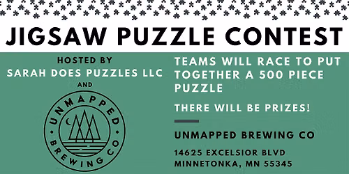 Team Jigsaw Puzzle Contest at Unmapped Brewing Co - August 2026