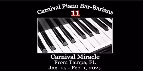 Carnival Piano Bar-Barians 11th Annual Group Cruise