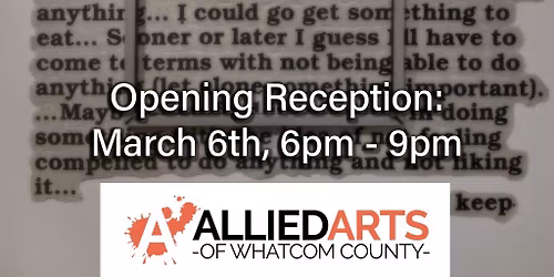 Message and Medium and Whatcom READS First Friday