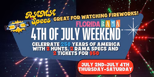 Celebrate 4th of July Weekend at FloridaRAMA! 