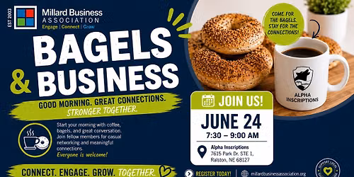 June Bagels & Business: Alpha Inscriptions 