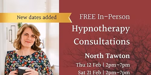 Free In-Person Hypnotherapy Consultations