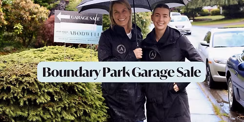 Sign Up: Boundary Park Garage Sale