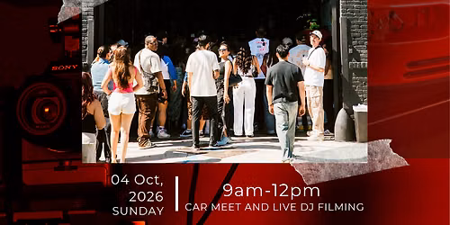 Morning Cap (Car Meet + Live DJ Sets Filming