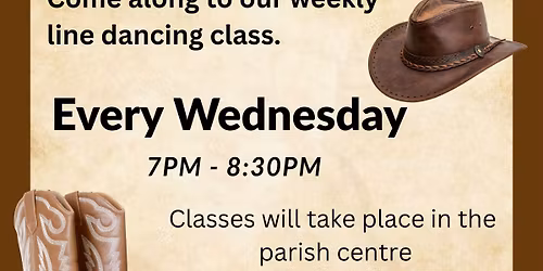 Evening Line Dancing classes 