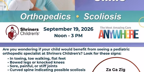 Screening Clinic for Children with Bone, Muscle or Joint Conditions - Altoona, IA