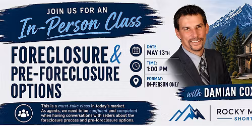 Foreclosure & Pre-Foreclosure Options with Damian Cox