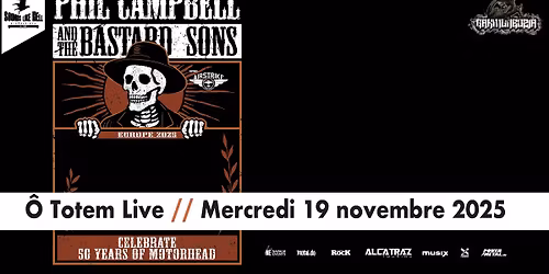 PHIL CAMPBELL & THE BASTARD SONS \u2022 AIRSTRIKE \u00e0 \u00d4 Totem Live (Lyon)