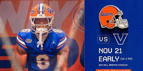 Florida Gators Football vs. Vanderbilt Football
